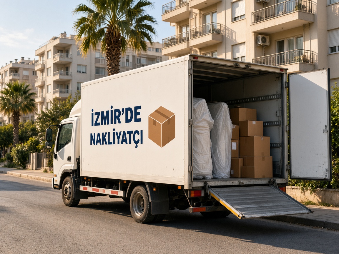 İzmir Evden Eve Nakliyat İzmir’de Nakliyatçı kamyonu